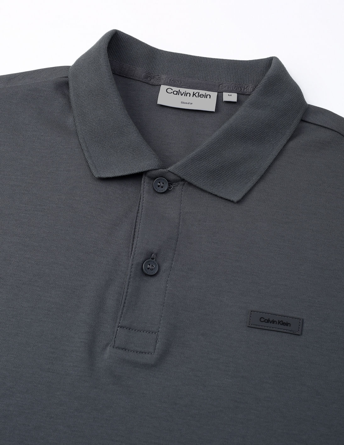 Buy Calvin Klein Smooth Cotton Slim Fit Polo Shirt - NNNOW.com
