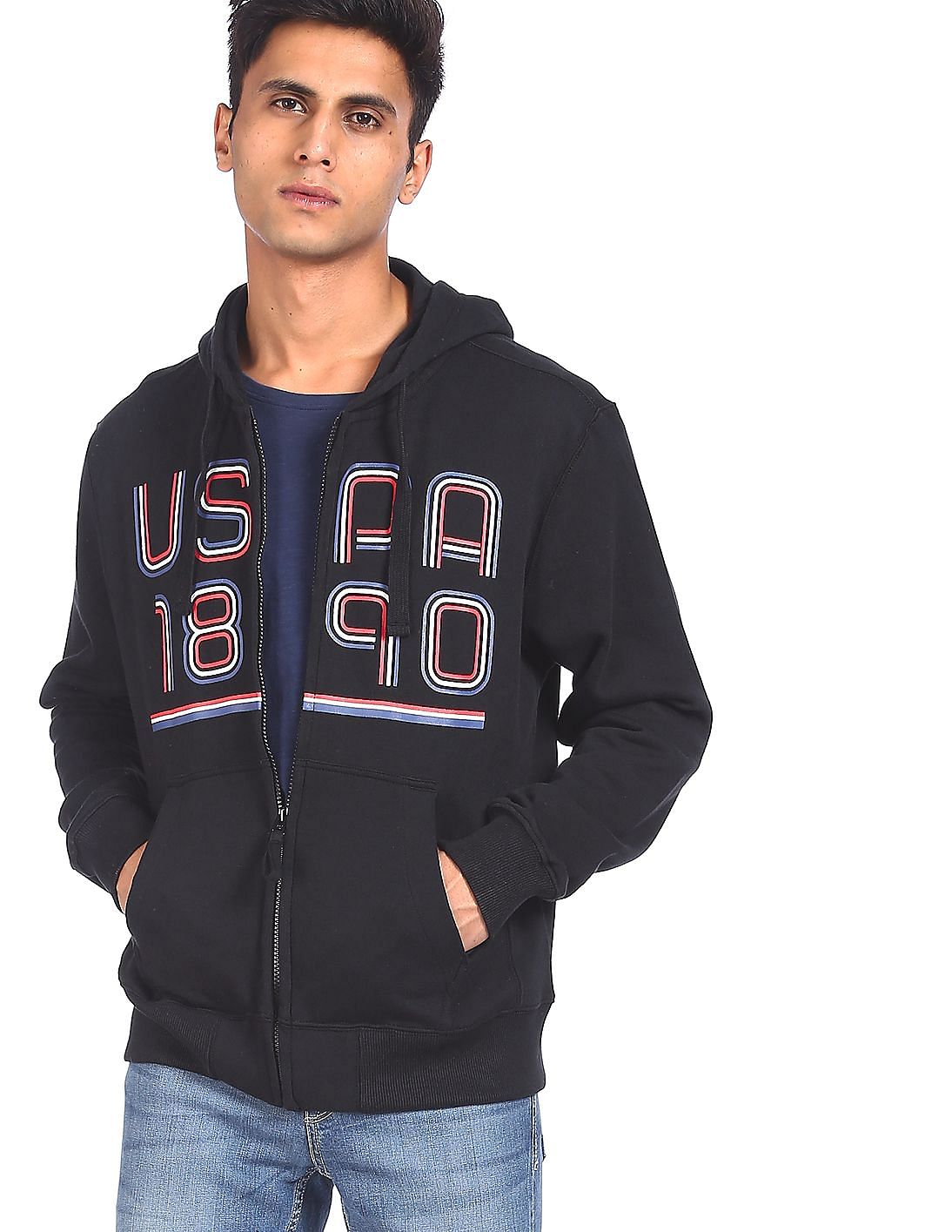 Buy U.S. Polo Assn. Hooded Brand Logo Sweatshirt - NNNOW.com