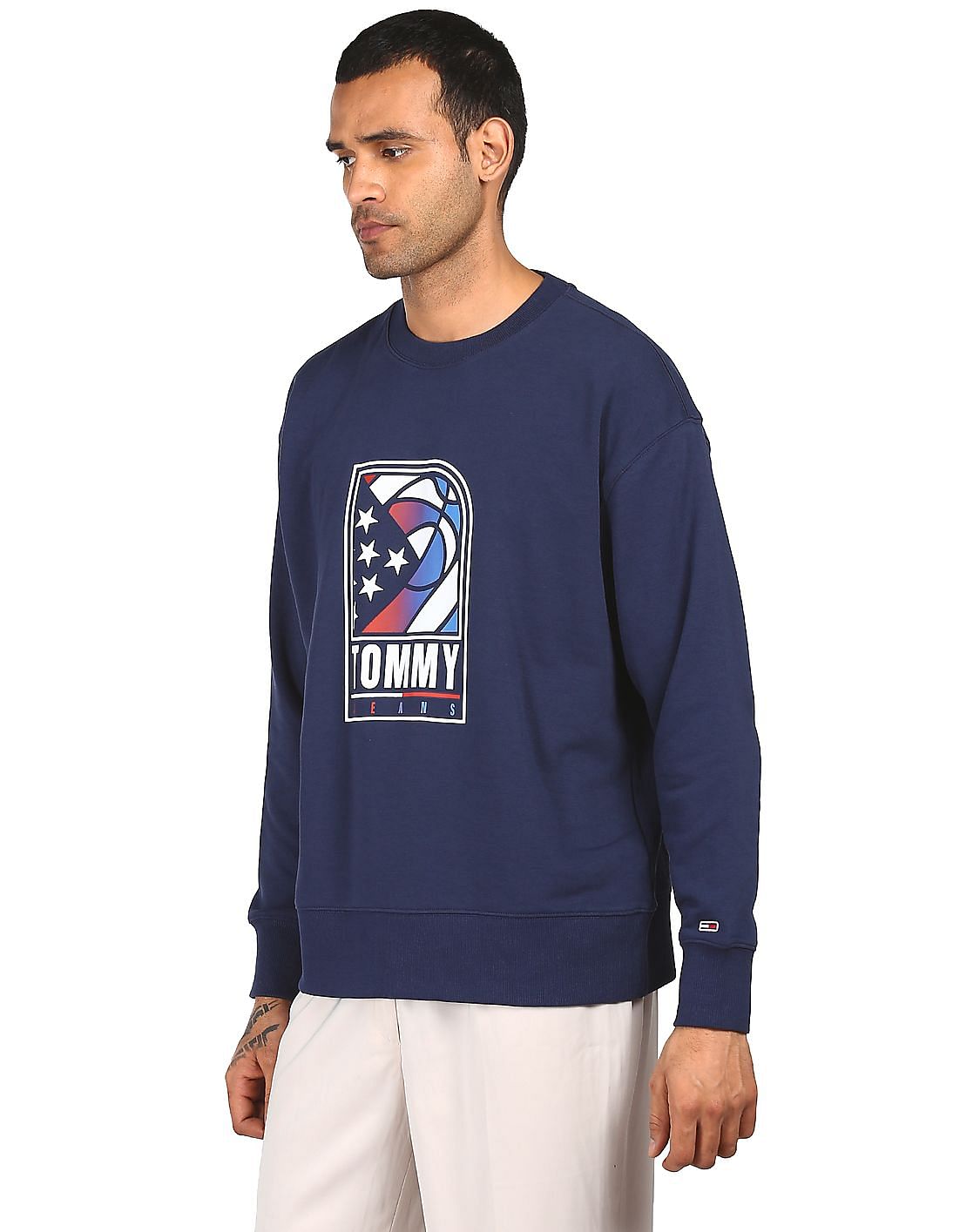 tommy hilfiger sweater navy