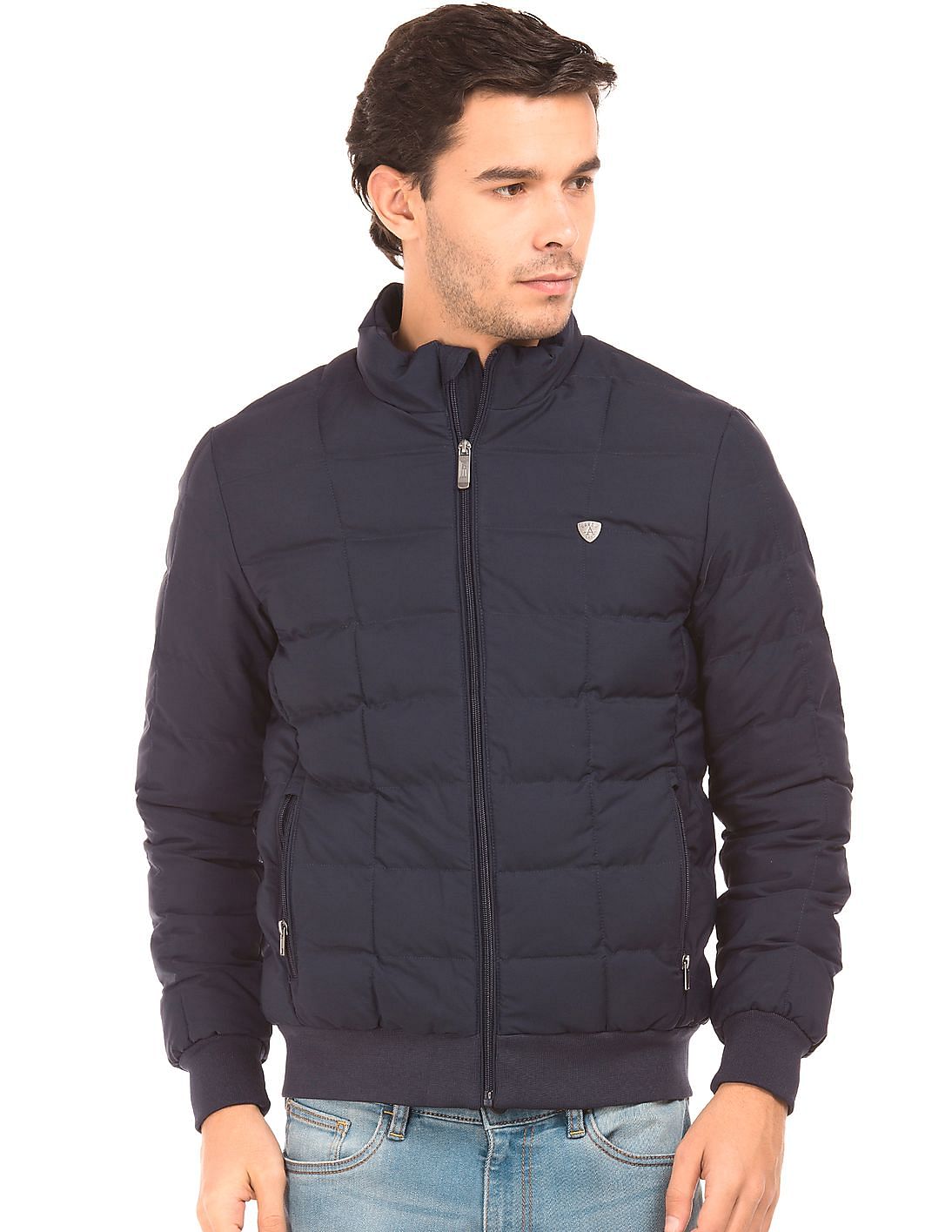 Buy Arrow Sports Zip Up Quilted Puffer Jacket - NNNOW.com