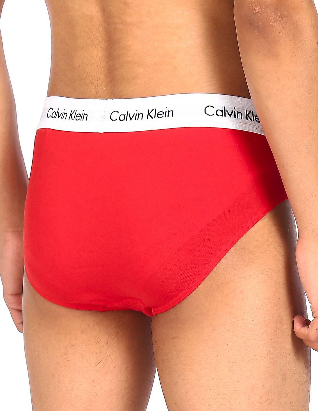 Buy Calvin Klein Underwear Contrast Elasticized Waist Hip Briefs - Pack Of 3  