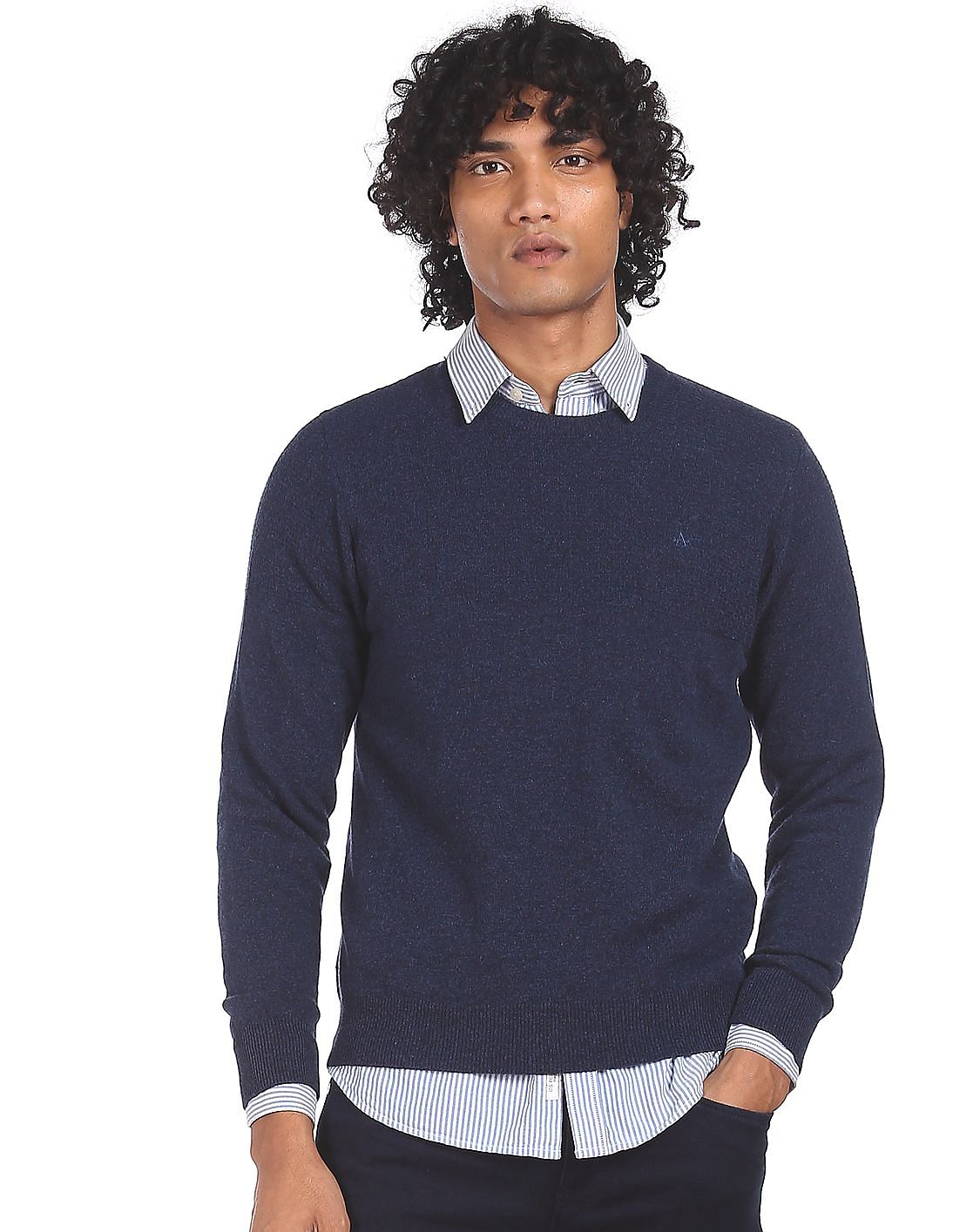 Sweater collar clearance styles