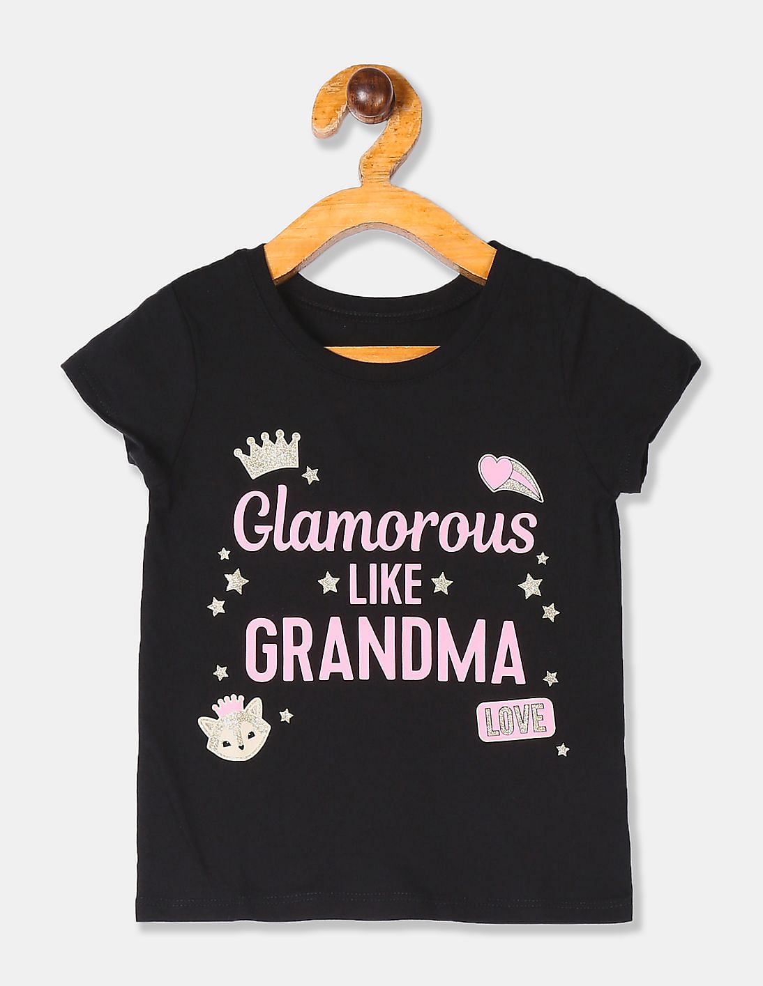 baby girl black shirt