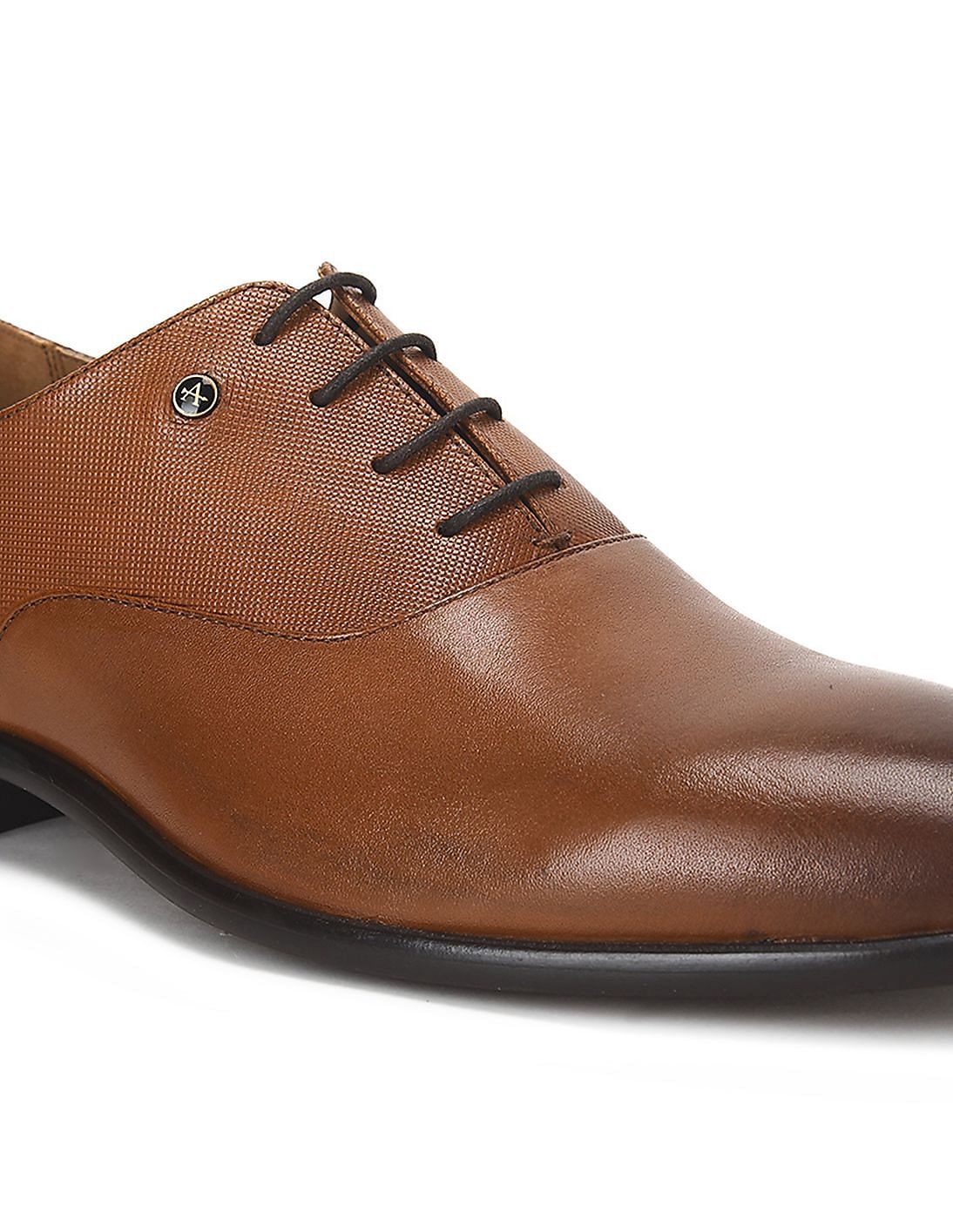 Louis Philippe Formal Shoes : Buy Louis Philippe Brown Lace Up Shoes Online