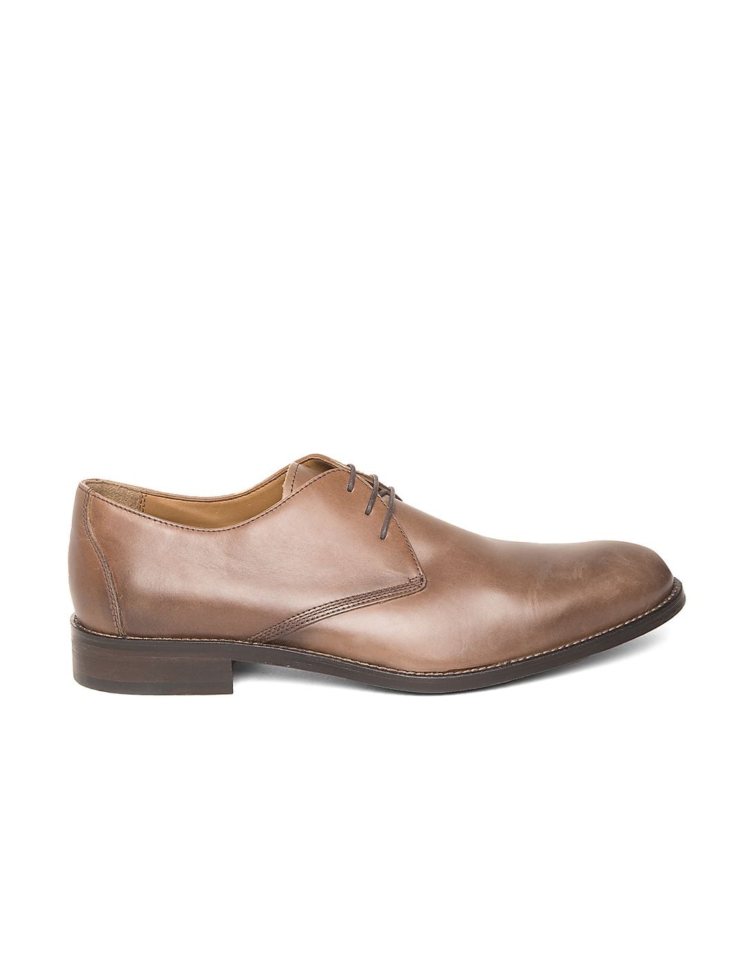 Buy Johnston & Murphy Men Distressed Leather Derby Shoes  display picture 1
