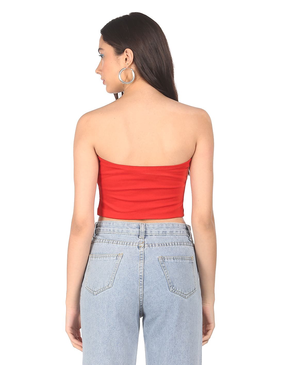 トップス tope tube top Buy Tommy Hilfiger Women Red Solid Tube Top - NNNOW.com