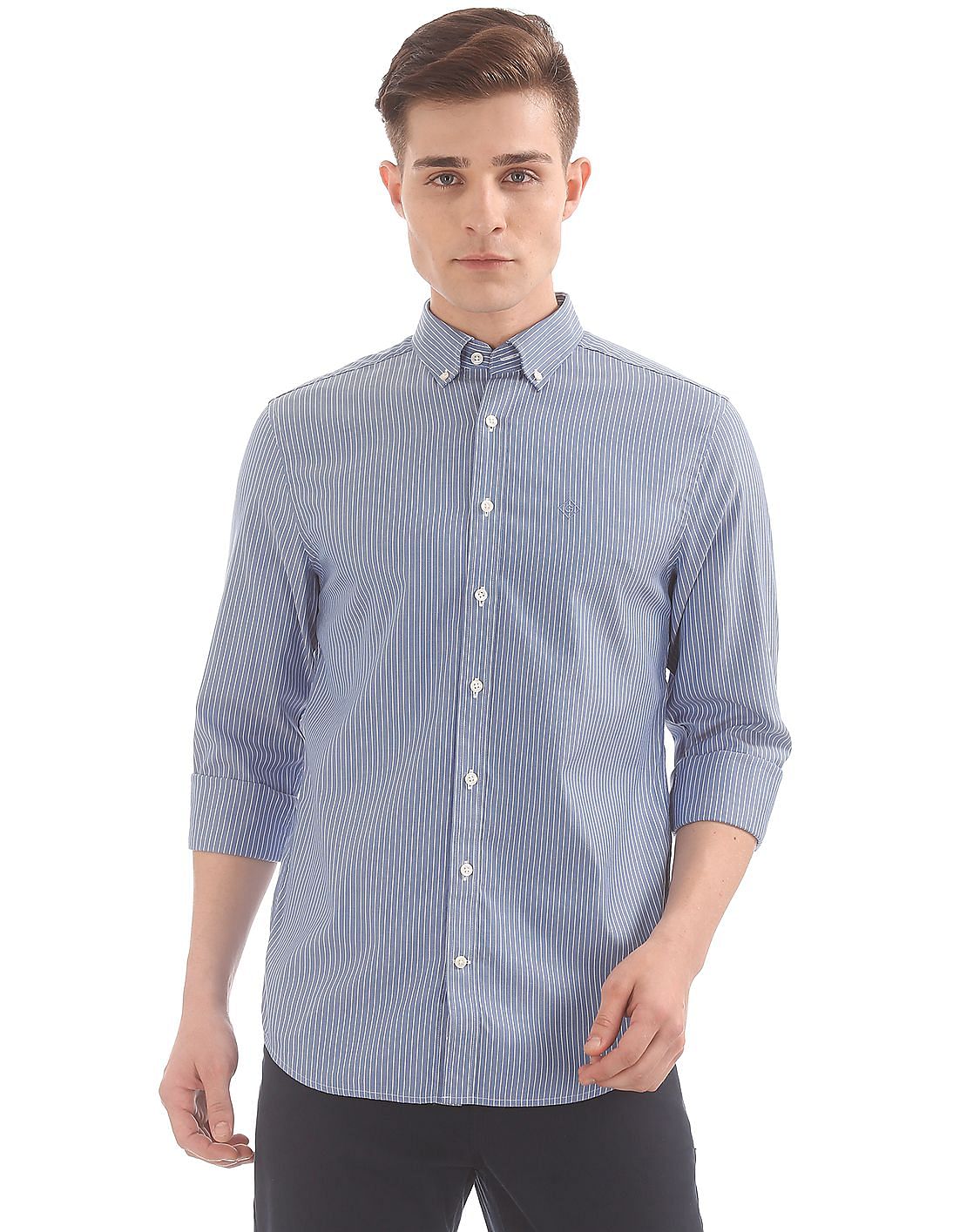 Buy Gant Men Pinpoint Gingham Regular Button Down Shirt - NNNOW.com