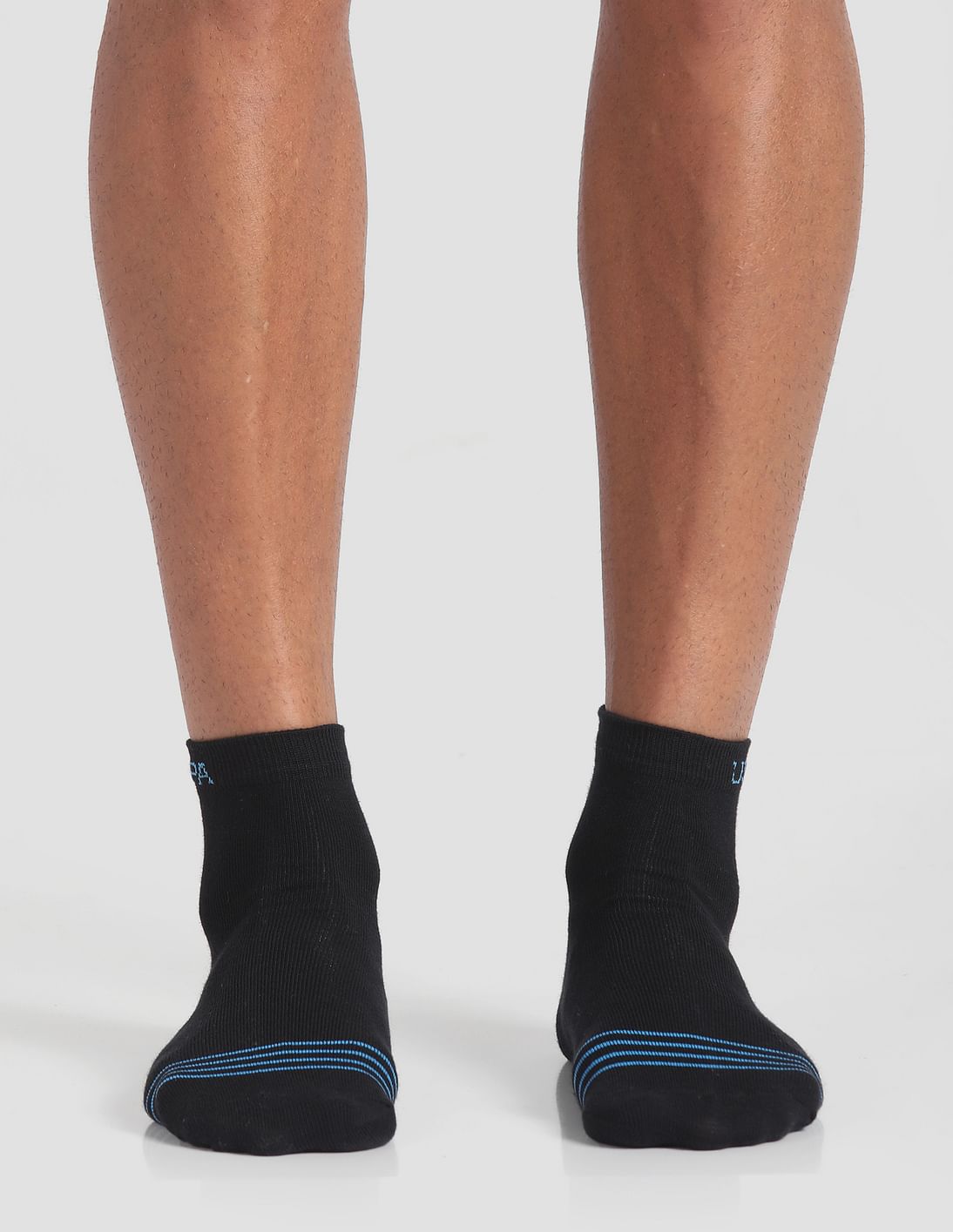 Buy USPA Innerwear Ankle Length Stretch I646 Socks - Pack Of