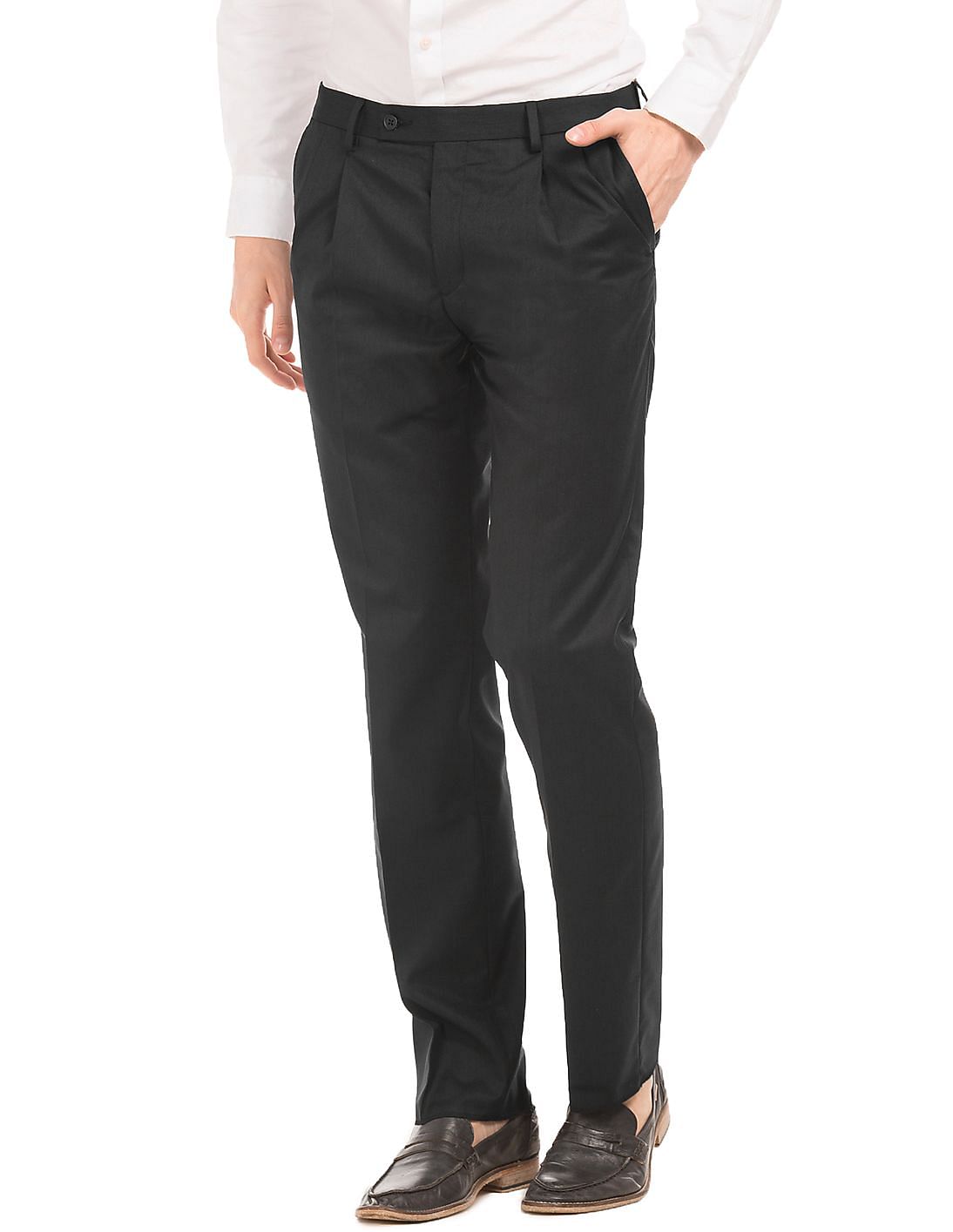 Buy Grey Trousers  Pants for Men by ARROW Online  Ajiocom