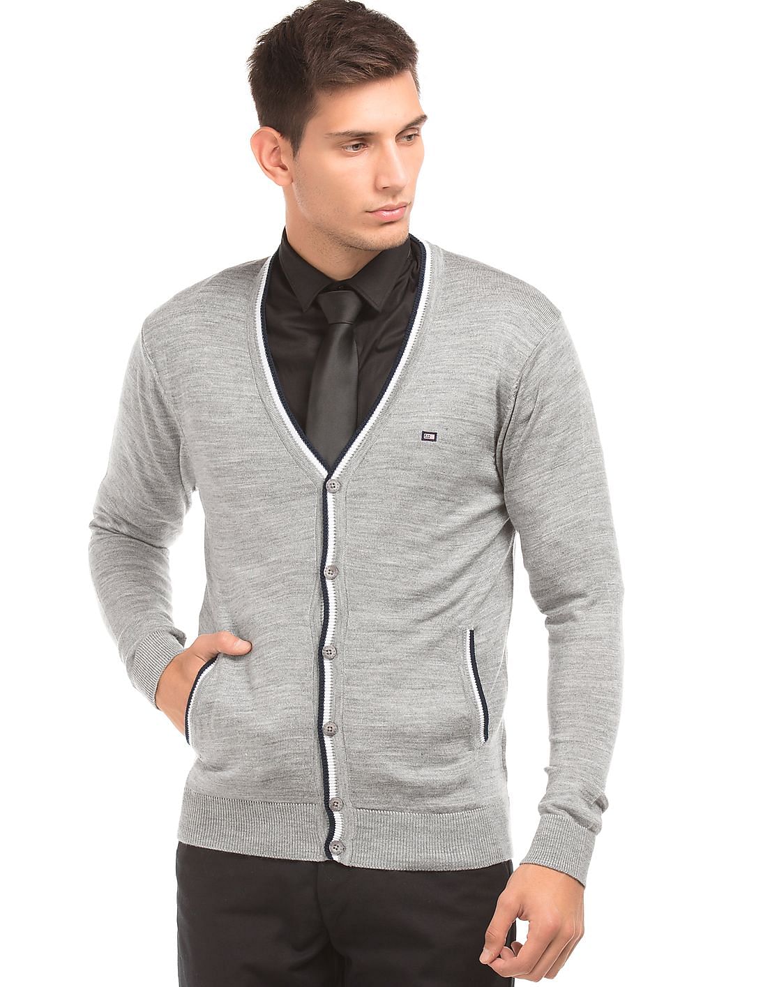 Buy Arrow Sports Solid Regular Fit Cardigan - NNNOW.com