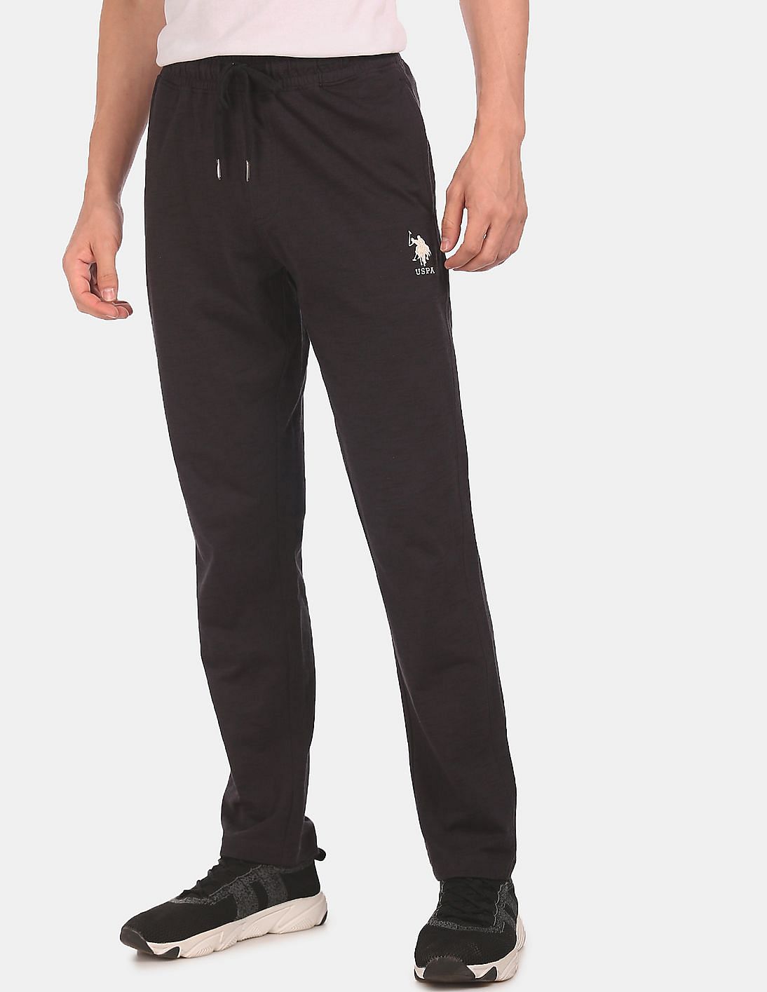 Buy USPA Innerwear Comfort Fit Cotton Polyester I672 Lounge Track Pants ...