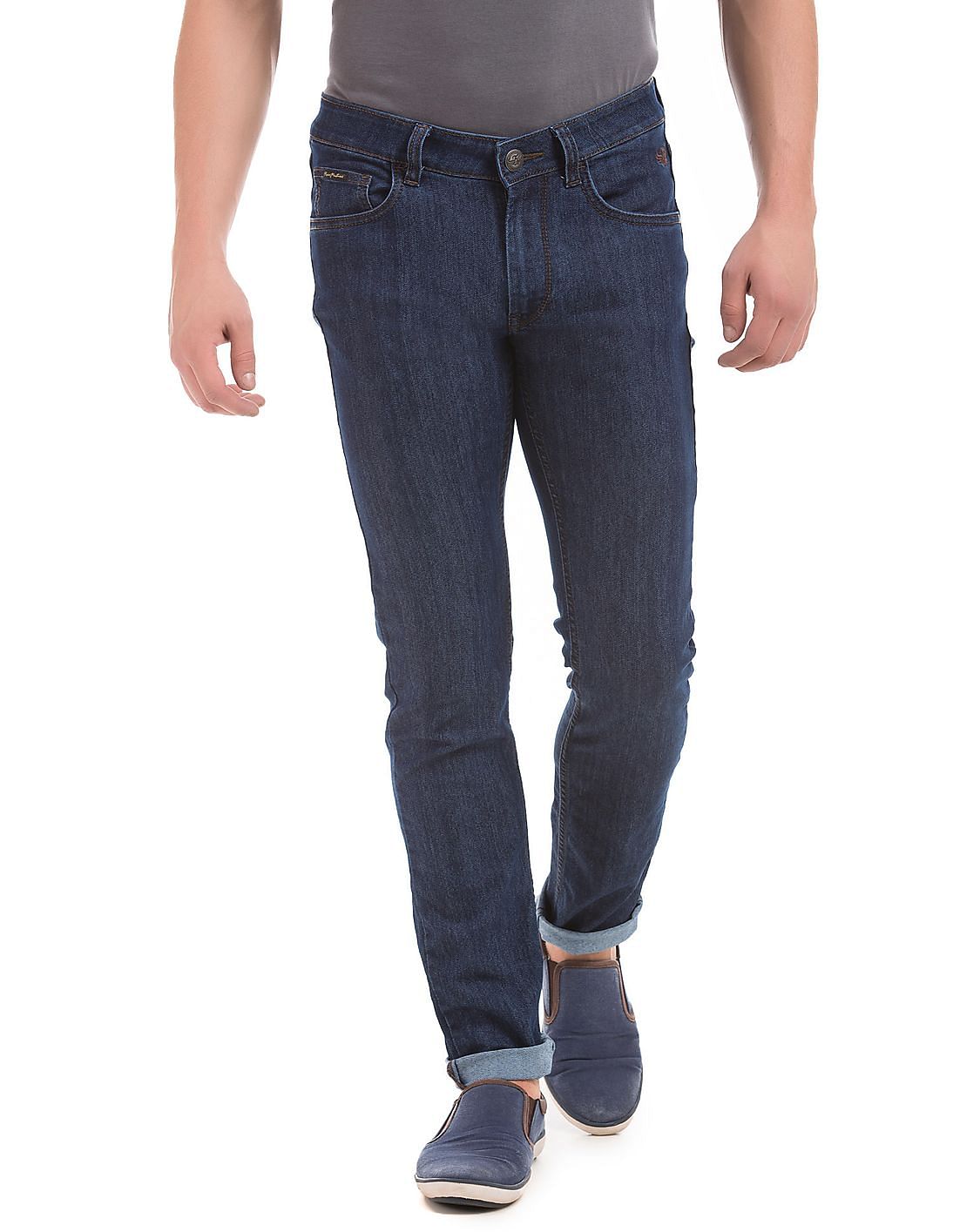 Buy Men Low Rise Skinny Fit Jeans online at NNNOW.com