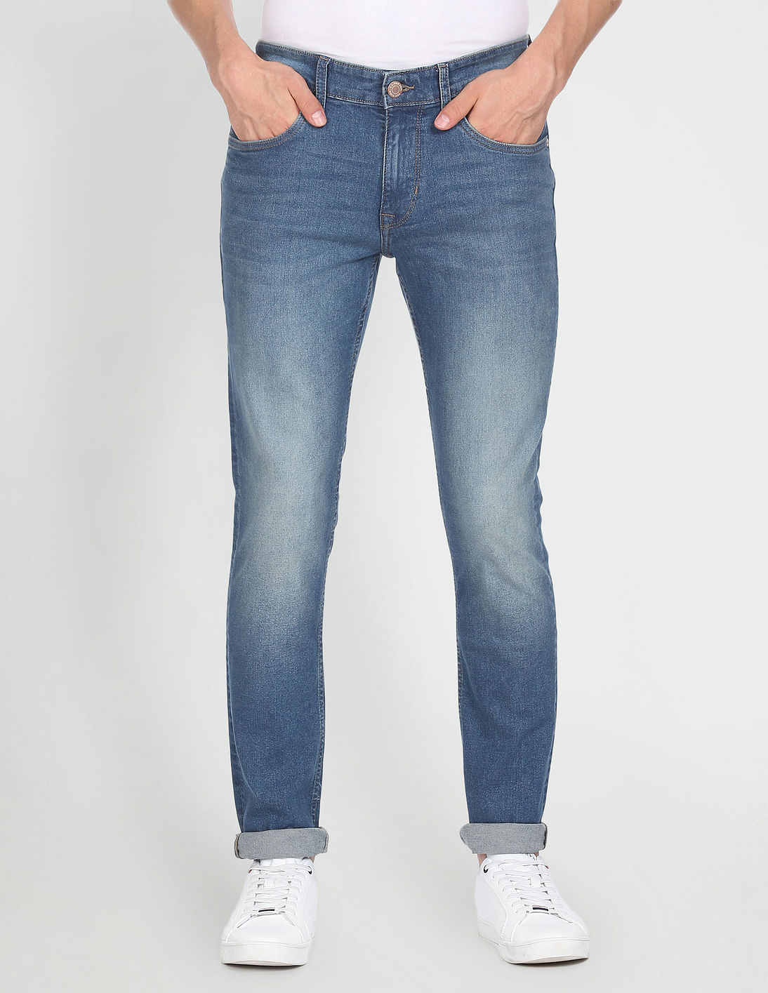 Regular Fit Faded Nordstrom Blue Jeans at Rs 849.5/piece in Ulhasnagar
