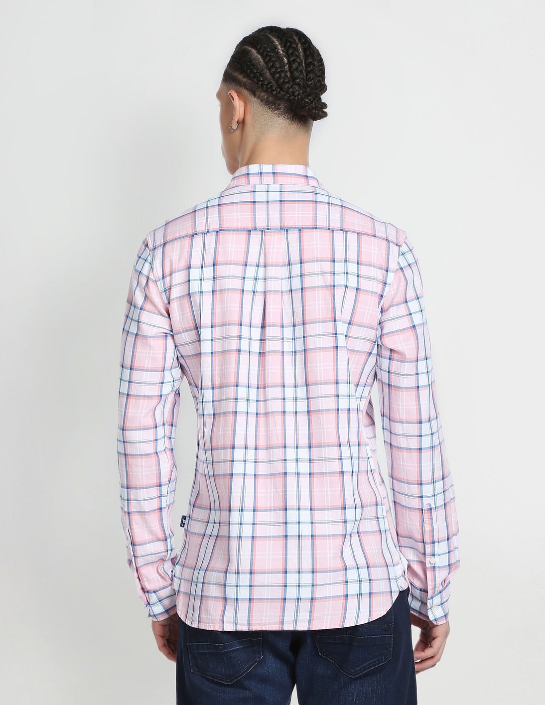 Buy Flying Machine Plaid Check Twill Shirt - NNNOW.com