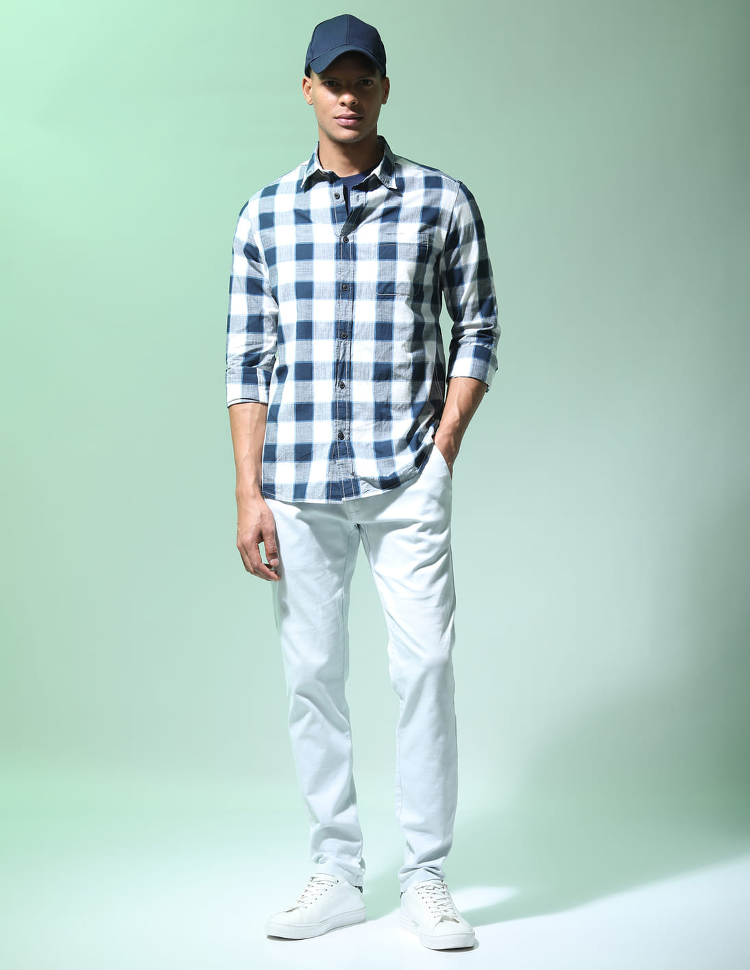 Buy Flying Machine Buffalo Check Cotton Shirt - NNNOW.com