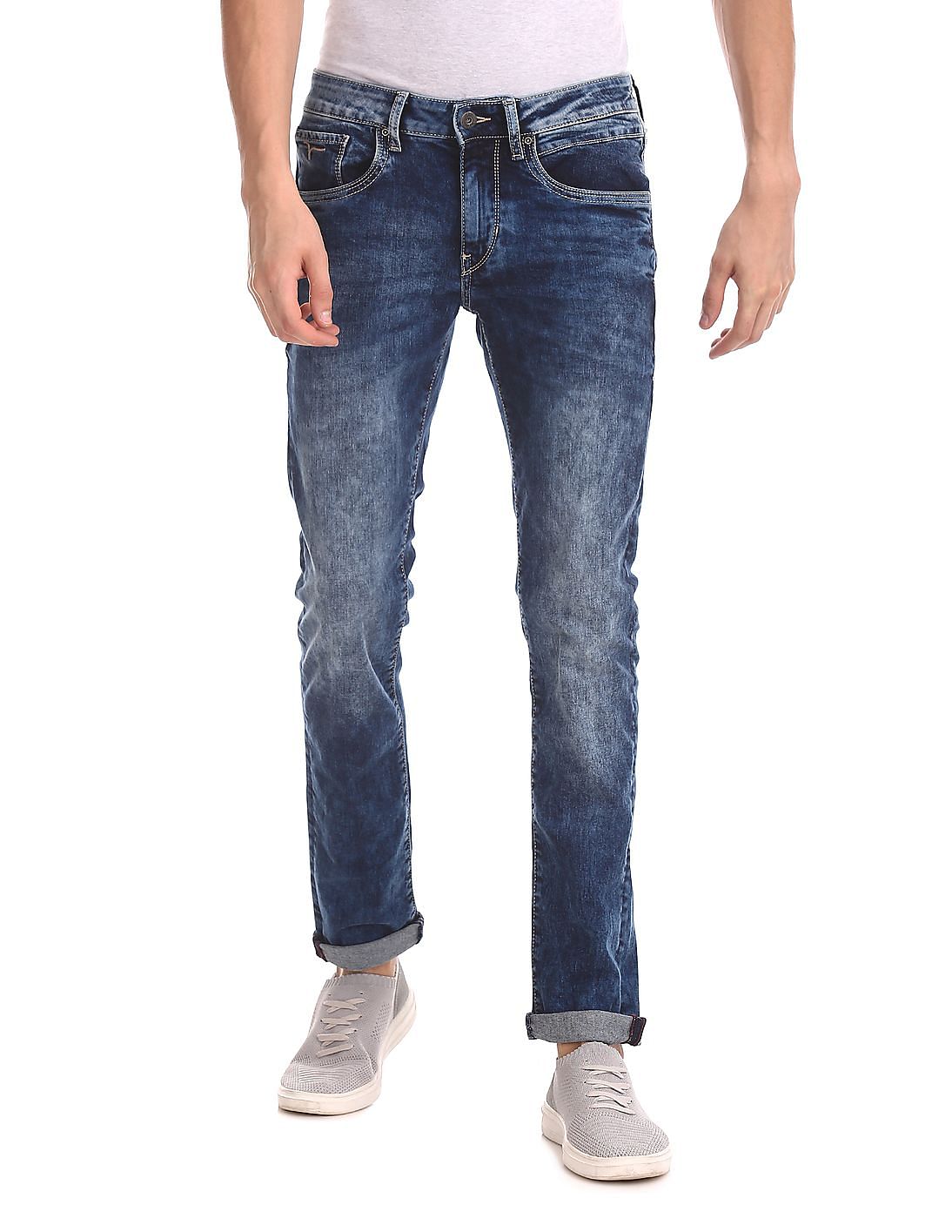 Buy Men Jackson Skinny Fit Low Rise Jeans online at NNNOW.com