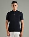 Tommy Hilfiger Solid Slim Fit Cotton Polo T-Shirt
