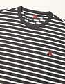 Tommy Hilfiger Logo Striped Regular-Fit Cotton T-Shirt