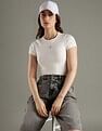 Tommy Hilfiger Solid Slim Fit Cotton T-Shirt