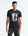 Flying Machine Graphic Print Cotton T-Shirt