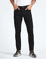 Flying Machine Mid Rise Slash Slim Tapered Jeans