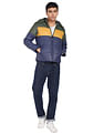 Flying Machine Colour Block Padded Hood Jacket
