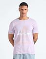 Flying Machine Graphic Print Cotton T-Shirt