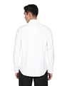 Calvin Klein Men White Slim Fit Self Design Formal Shirt