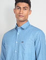 Arrow Sports Geometric Print Cotton Shirt