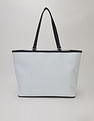 Tommy Hilfiger Striped Blue Polyester Tote Bag