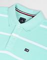 Arrow Sports Contrast Stripe Cotton Polo Shirt
