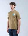 Flying Machine Typography Color Of Home T-Shirt