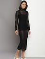 Calvin Klein Sheer Bodycon Dress