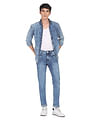 Flying Machine Acid Wash Jackson Skinny Fit Jeans