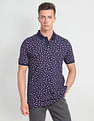 Arrow Sports Floral Cotton Polo Shirt