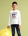 U.S. Polo Assn. Kids Boys Pure Cotton Regular T-shirt