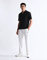 USPA Active Textured Slim Fit Polo Shirt