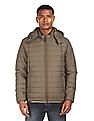 Flying Machine Detachable Hood Quilted Jacket