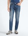 Flying Machine Slash Slim Tapered Fit Jeans