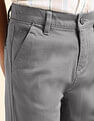 U.S. Polo Assn. Kids Boys Slim Fit Solid Trousers