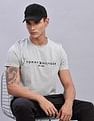 Tommy Hilfiger Mens Grey Logo T-Shirt