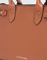 U.S. Polo Assn. Women Brand Stripe Structured Handbag