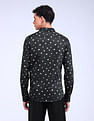Flying Machine F-Lite Digital Print Sateen Shirt