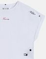 Tommy Hilfiger Kids Girls Logo Relaxed-Fit Cotton T-Shirt