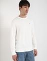 Tommy Hilfiger Solid Regular-Fit Cotton Sweater