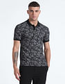 Flying Machine Paisley Print Cotton Polo Shirt