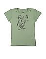 U.S. Polo Assn. Kids Round Neck Graphic Print T-Shirt