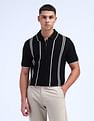 Flying Machine Vertical Striped Regular Polo Shirt