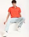 Tommy Hilfiger Solid Slim-Fit Cotton Polo Shirt