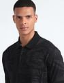 Flying Machine Tropical Print Relaxed Polo Shirt